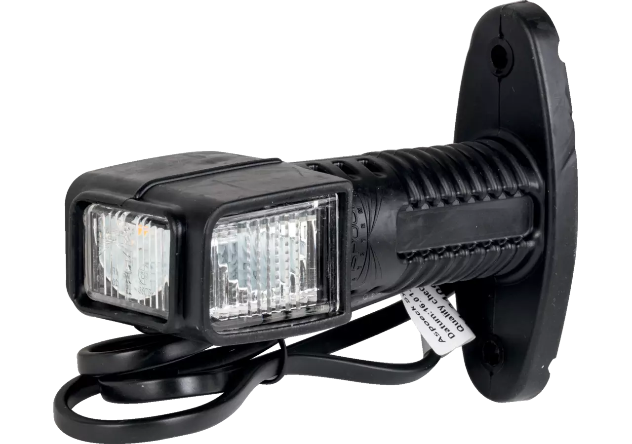 LED Umrissleuchte rechts, 1 m DC Flachkabel Superpoint IV LED, Version kurz Aspöck