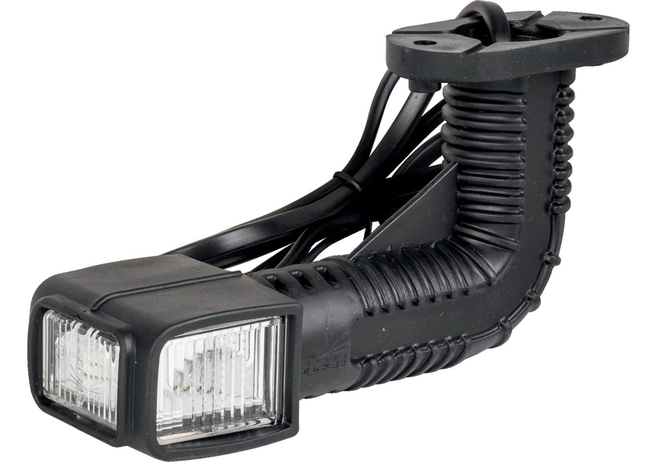 LED Umrissleuchte links, 1 m DC Flachkabel Superpoint IV LED, Version earpoint Aspöck