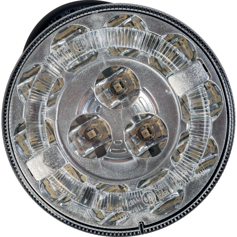 Aspöck LED Rücklicht Blink-Brems-Schlussleuchte, open end Braspoint 98 mm 33-9200-007