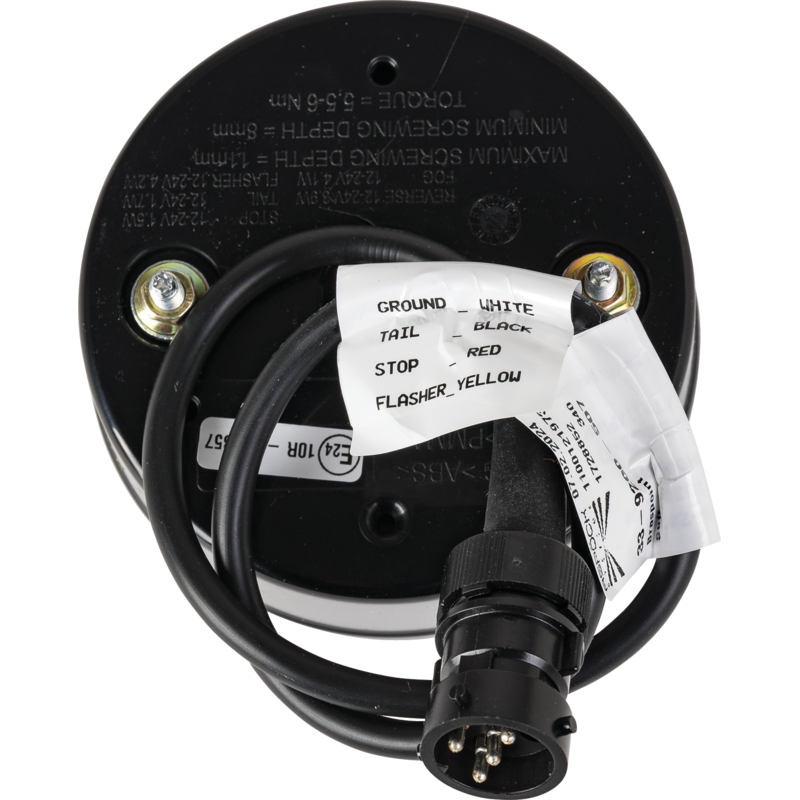 Aspöck LED Rücklicht Blink-Brems-Schlussleuchte, 5 polig Braspoint 98 mm 33-9200-507