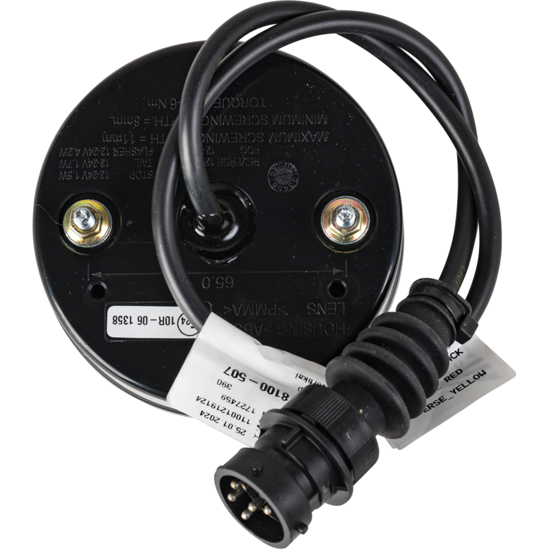 Aspöck LED Rücklicht Schluss-Nebelschluss-Rückfahrleuchte, 8 polig Braspoint 98 mm, vertikal 33-8100-507