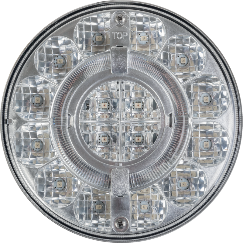Aspöck LED Rücklicht Blink-Brems-Schlussleuchte, 5 polig Braspoint 140 mm 33-9200-707