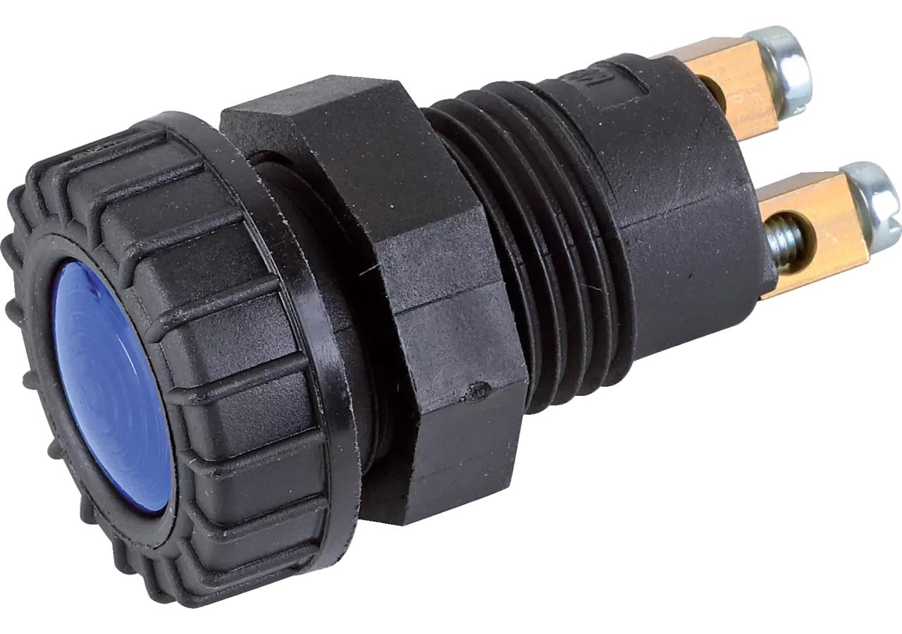 Kontrollleuchte blau, LED, mit Schraubanschlüsse GartenShop24 - Hochwertige Gartengeräte