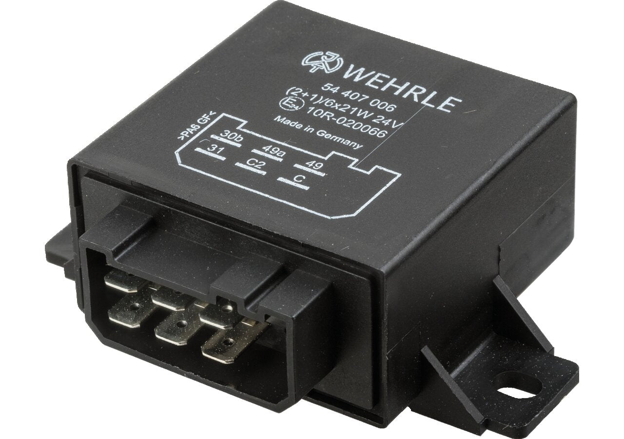 Blinkgeber 24 V, 2 + 1 / 6 x 21 W / COP- TEIL Wehrle