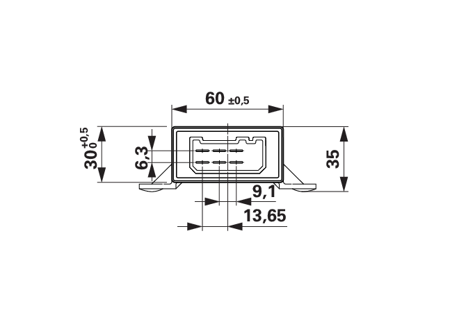Blinkgeber 24 V, 2 + 1 / 6 x 21 W / COP- TEIL Wehrle