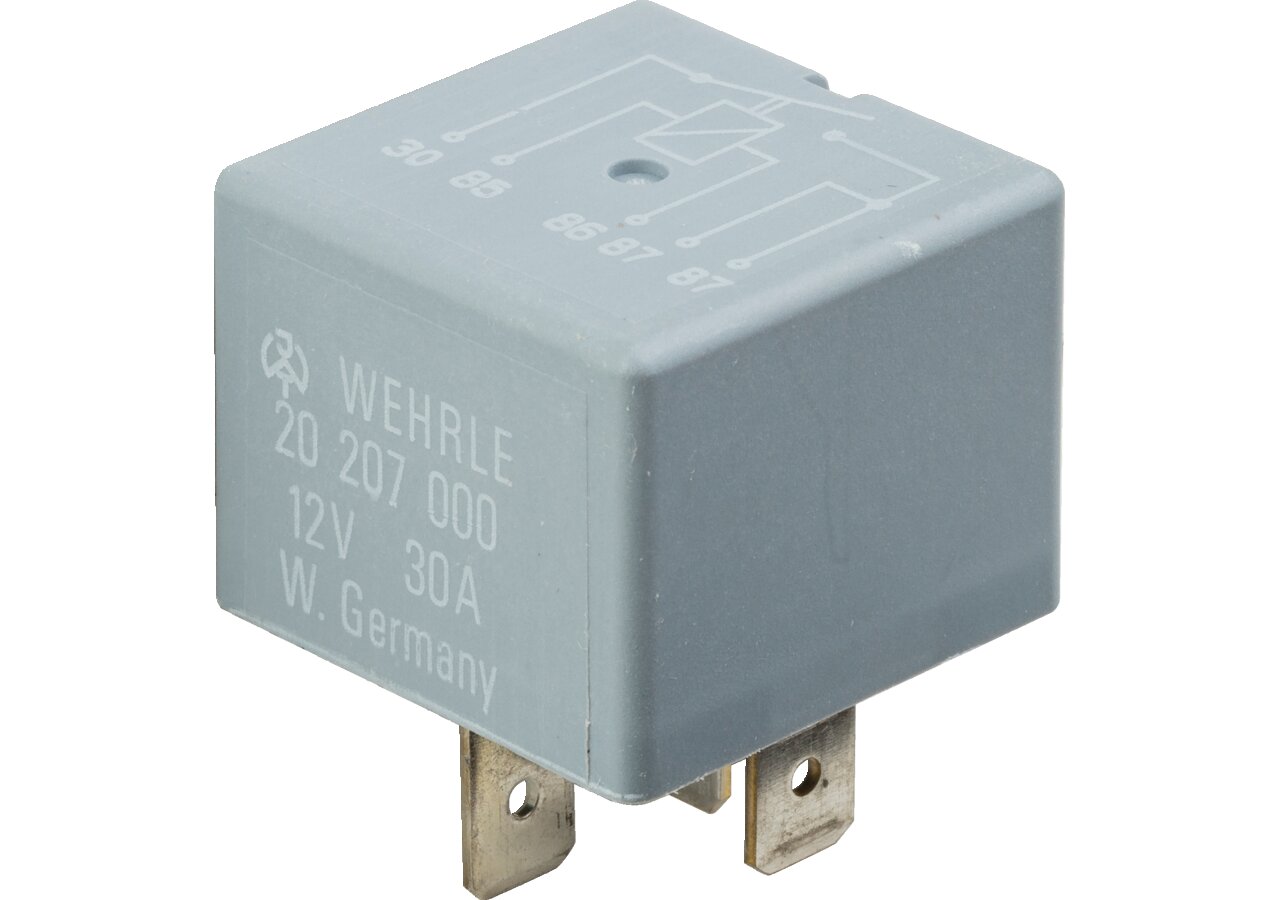 Relais 12 V, 30 A, Schließer Wehrle
