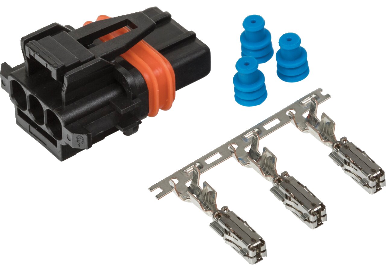 Steckverbinder-Kit 3-polig Bosch 2,8 MCP BK GartenShop24 - Hochwertige Gartengeräte