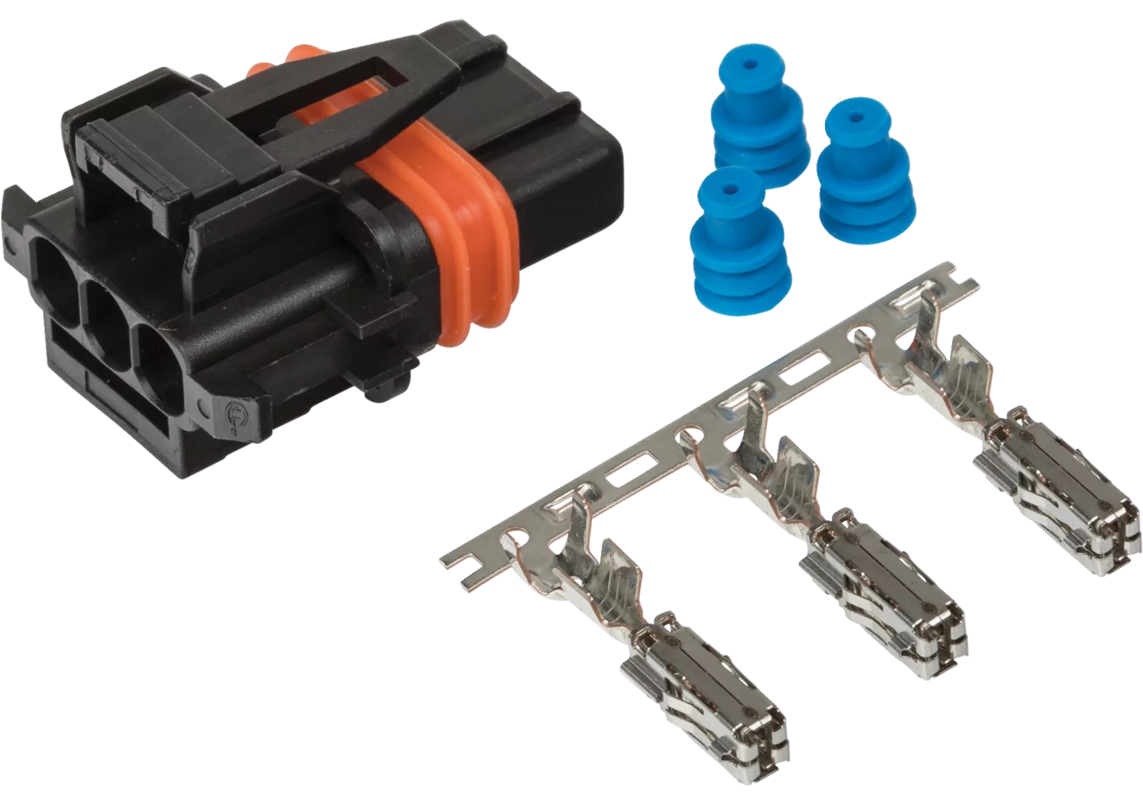 Steckverbinder-Kit 3-polig Bosch 2,8 MCP BK GartenShop24 - Hochwertige Gartengeräte