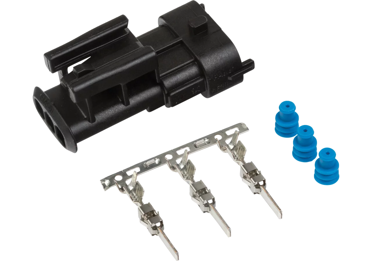 Steckverbinder-Kit 3-polig Bosch 2,8 JPT GartenShop24 - Hochwertige Gartengeräte