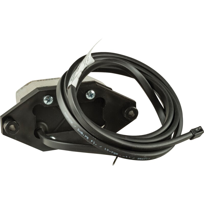 Aspöck Begrenzungsleuchte Weiß, Kabel 1,3 m, Halteplatte Flexipoint I 31-6569-547