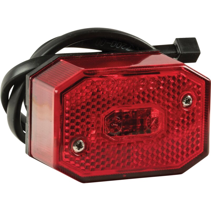Aspöck Begrenzungsleuchte Rot, Kabel 0,5 m Flexipoint I 31-6509-067