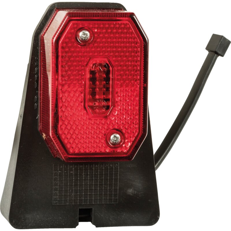 Aspöck Begrenzungsleuchte Rot, Kabel 0,5 m, Aufhängeteil 100 mm Flexipoint I 31-6569-557