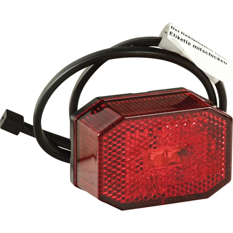 Aspöck LED Begrenzungsleuchte 12 / 24 V, Rot, Kabel 0,5 m Flexipoint LED 31-6309-067