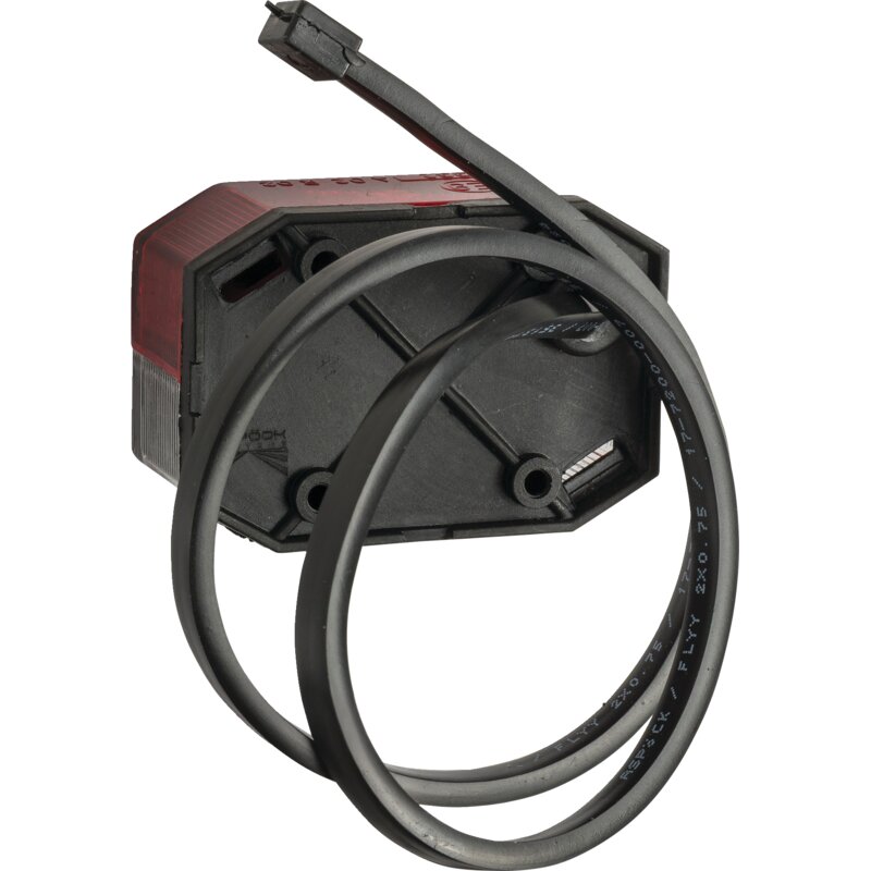Aspöck Umrissleuchte Rot / Weiß, Kabel 0,5 m Flexipoint I 31-6509-047