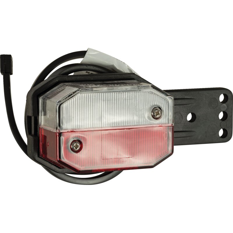 Aspöck Umrissleuchte Rot / Weiß, Kabel 0,5 m, Gumihalter L Flexipoint I 31-6569-717