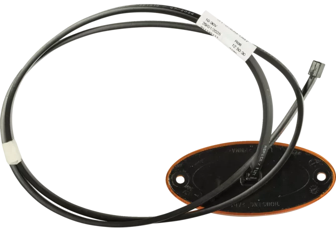 Seitenmarkierungsleuchte 12 / 24, Gelb Kabel 1 m Flatpoint II LED Aspöck