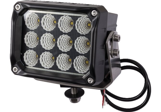 LED Arbeitsscheinwerfer 12 / 24 V, 10000 lm, beheizte Linse Montage stehend WESEM