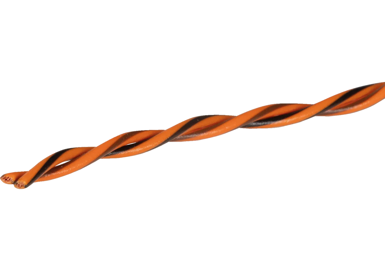 CAN-Busleitung 2 x 0,34 mm² verdrillt, Orange / Braun FLRY-A GartenShop24 - Hochwertige Gartengeräte
