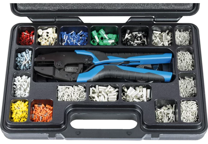 Sortimentsbox Kabelendhülsen, 3713-teilig Professional Kit GartenShop24 - Hochwertige Gartengeräte