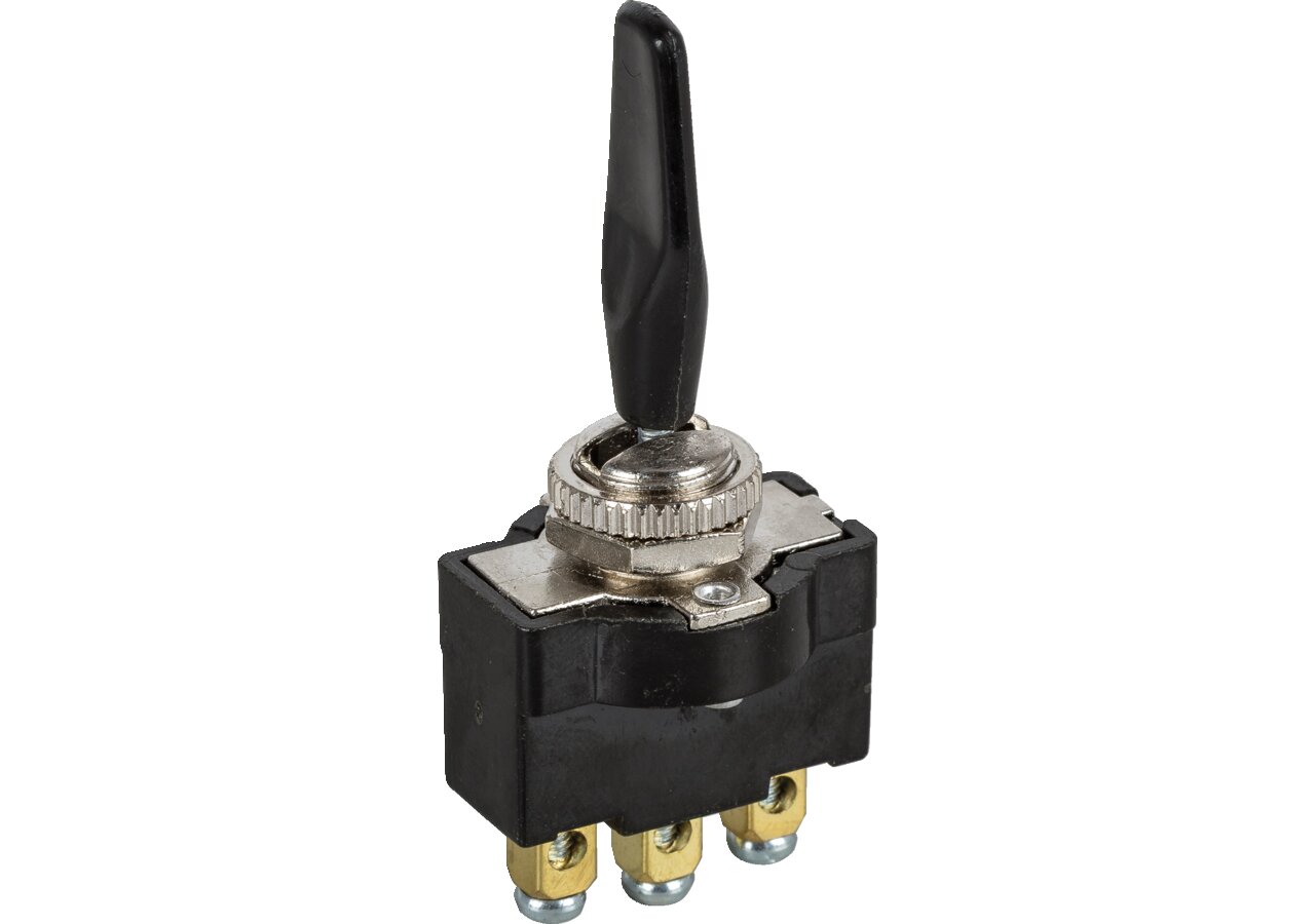 Kippschalter 12 V, 10 A, d = 13 mm, 3-polig On - Off - On Schaltbild Wechsler GartenShop24 - Hochwertige Gartengeräte