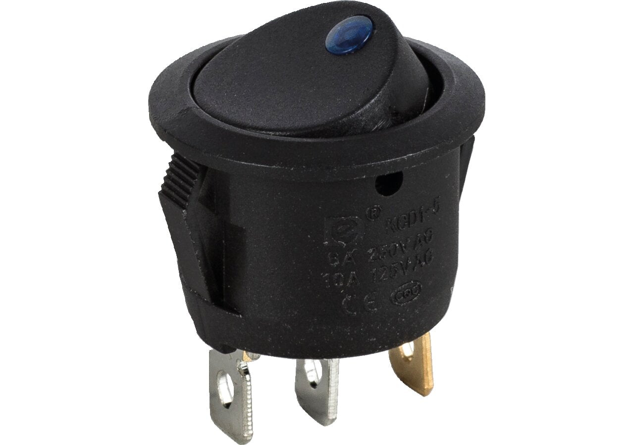 LED-Wippschalter 12 V, 10 A, d = 20 mm, 3- polig On - Off GartenShop24 - Hochwertige Gartengeräte