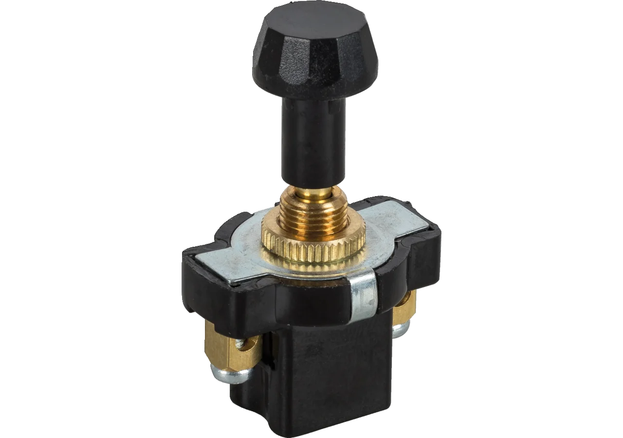 Zugschalter 12 V, 6 A, L = 8 mm, d = 9 mm, 2-polig On - Off GartenShop24 - Hochwertige Gartengeräte