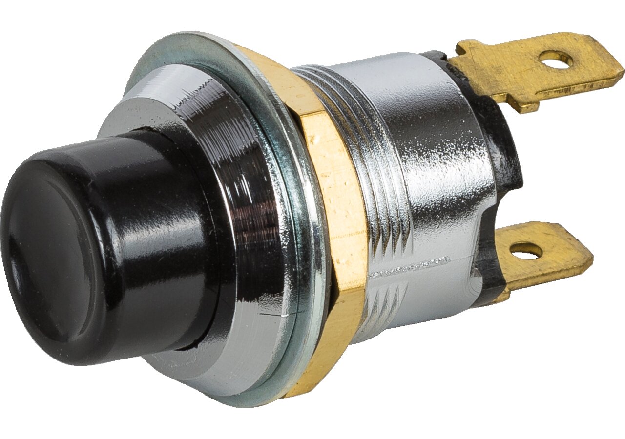 Druckschalter 12 / 24 V, 11 / 2,5 A, d = 20 mm, 2-polig (On) - Off GartenShop24 - Hochwertige Gartengeräte