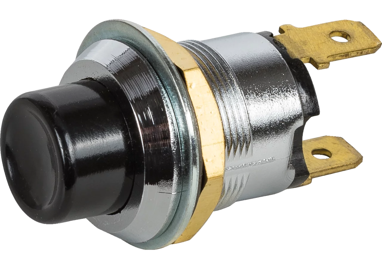 Druckschalter 12 / 24 V, 11 / 2,5 A, d = 20 mm, 2-polig (On) - Off GartenShop24 - Hochwertige Gartengeräte