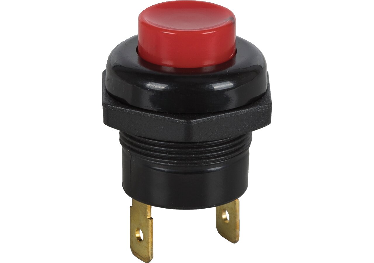 Druckschalter 12 V, 15 A, d = 22,5 mm, 2-polig On - Off GartenShop24 - Hochwertige Gartengeräte