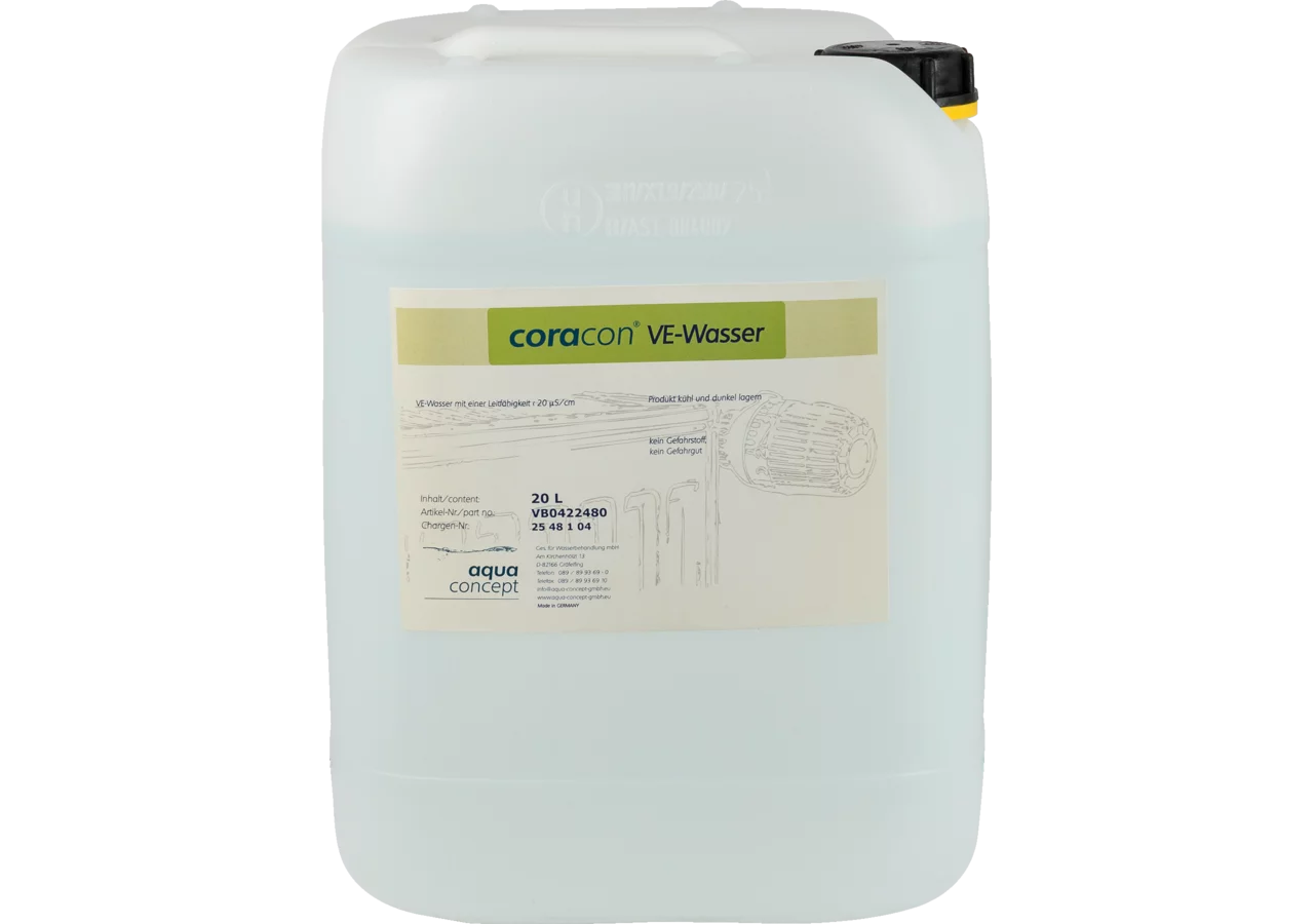 Destilliertes VE-Wasser 20 Liter Leitwert <10 μS/cm GartenShop24 - Hochwertige Gartengeräte