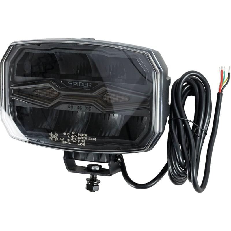 LED- Hauptscheinwerfer Fahrlicht mit Doppelblitzfunktion X SPIDER NINJA oval