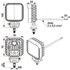 LED- Arbeitsscheinwerfer 12/24 V, 3100 Lumen, Economy