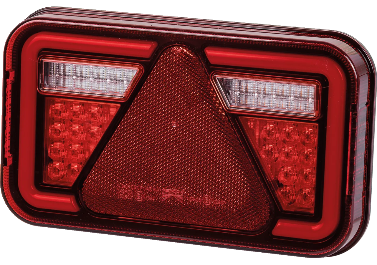 LED Rückleuchte Blink-Brems-Schluss-Nebelleuchte, L Multiled IV, 5-pol. Aspöck