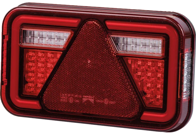 LED Rückleuchte Blink-Brems-Schluss-Rück-KZ-Nebelleuchte, L Multiled IV, 8-pol. Aspöck