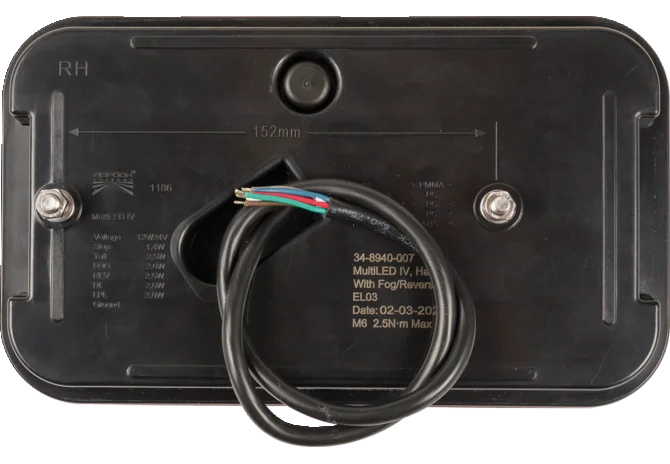 LED Rückleuchte Blink-Brems-Schluss-Rück-KZ-Nebelleuchte, R Multiled IV Aspöck