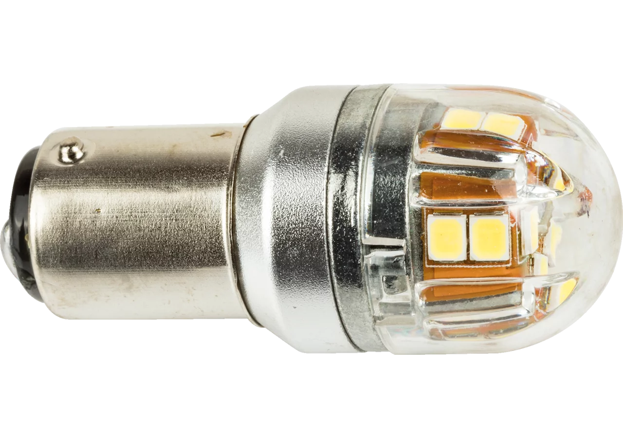 LED Kugellampe 12 / 24 V, P21 / 5 W BAY15d, 2 Stk. GartenShop24 - Hochwertige Gartengeräte