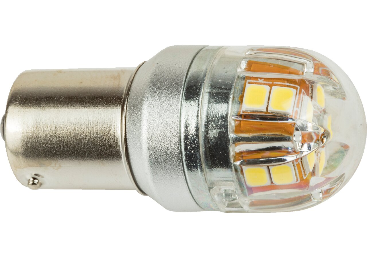 LED Kugellampe 12 / 24 V, P21 W BA15s, 2 Stk. GartenShop24 - Hochwertige Gartengeräte