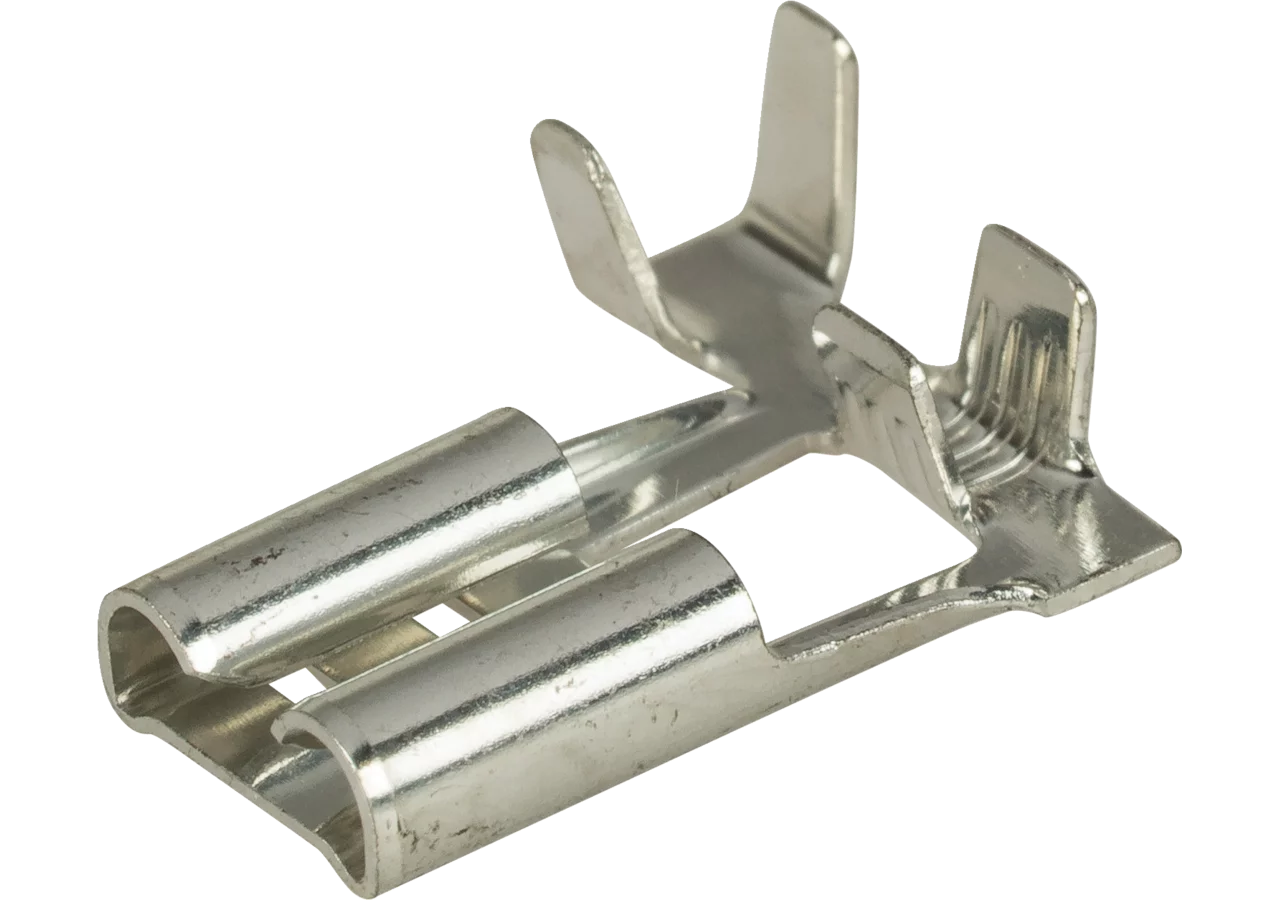 Flachsteckhülse 6,3 x 0,8 mm, 90°, unisoliert, 100 Stück GartenShop24 - Hochwertige Gartengeräte