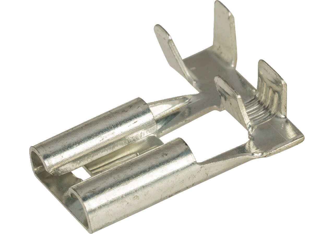 Flachsteckhülse 8 x 0,8 mm, 90°, unisoliert, 100 Stück GartenShop24 - Hochwertige Gartengeräte