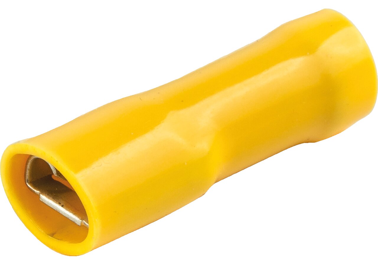 Flachsteckhülse 6,3 x 0,8 mm, vollisoliert, 50 Stück Easy Entry GartenShop24 - Hochwertige Gartengeräte