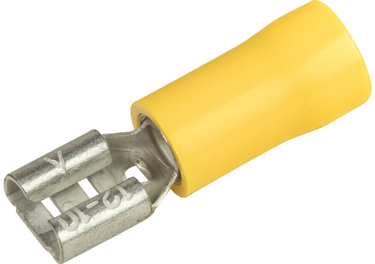 Flachsteckhülse 6,3 x 0,8 mm, 50 Stück Easy Entry GartenShop24 - Hochwertige Gartengeräte