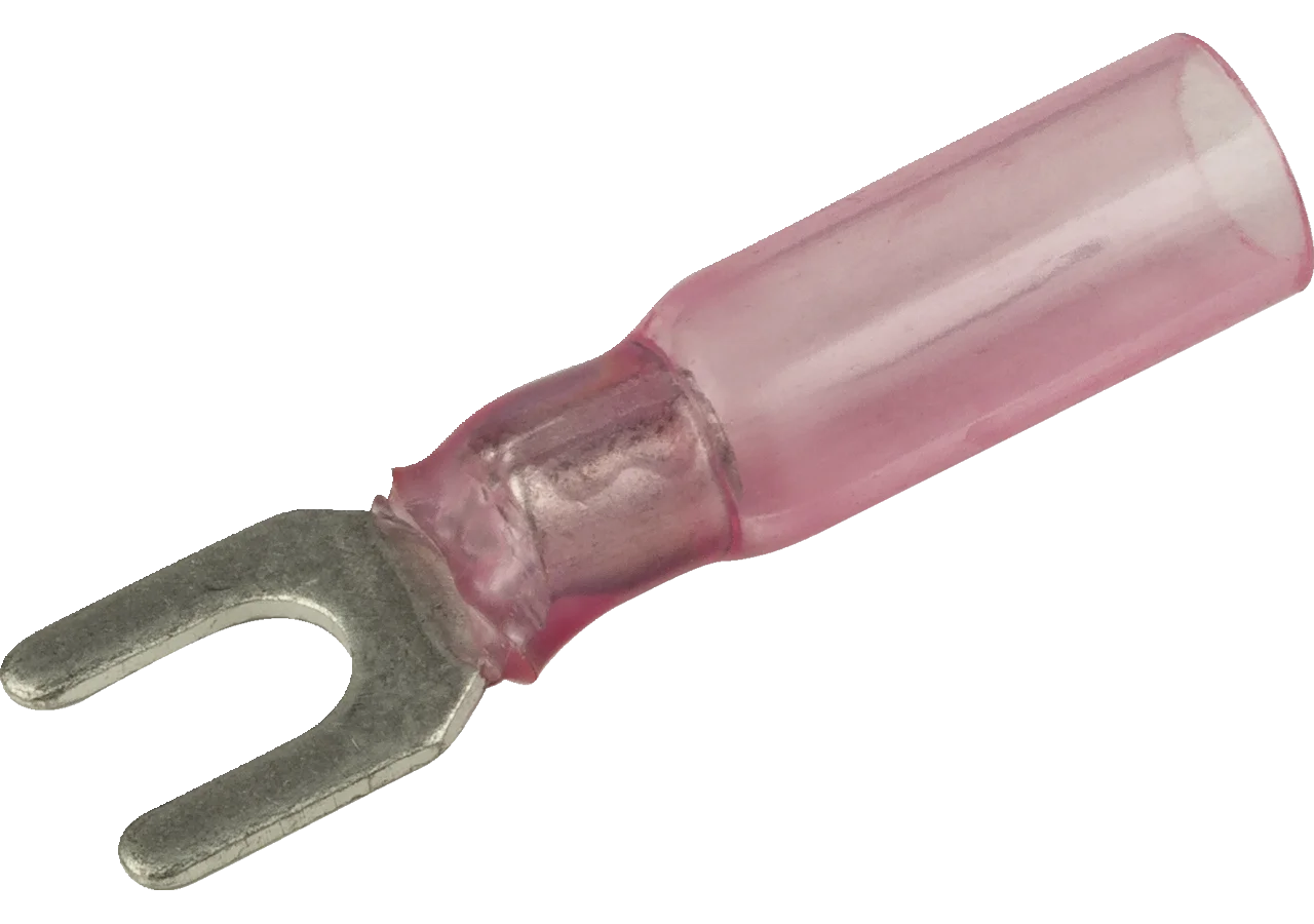 Gabelklemme d= 4,3 / 8,1 mm, 25 Stück schrumpfbar Leitungsbereich: 22 - 18 AWG GartenShop24 - Hochwertige Gartengeräte