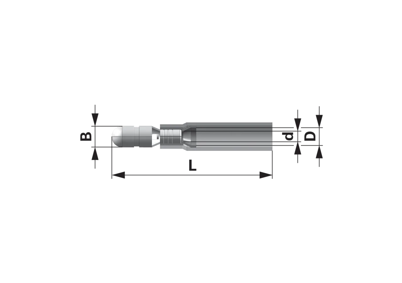 Rundstecker d= 4 mm, 25 Stück schrumpfbar Leitungsbereich: 22 - 16 AWG GartenShop24 - Hochwertige Gartengeräte