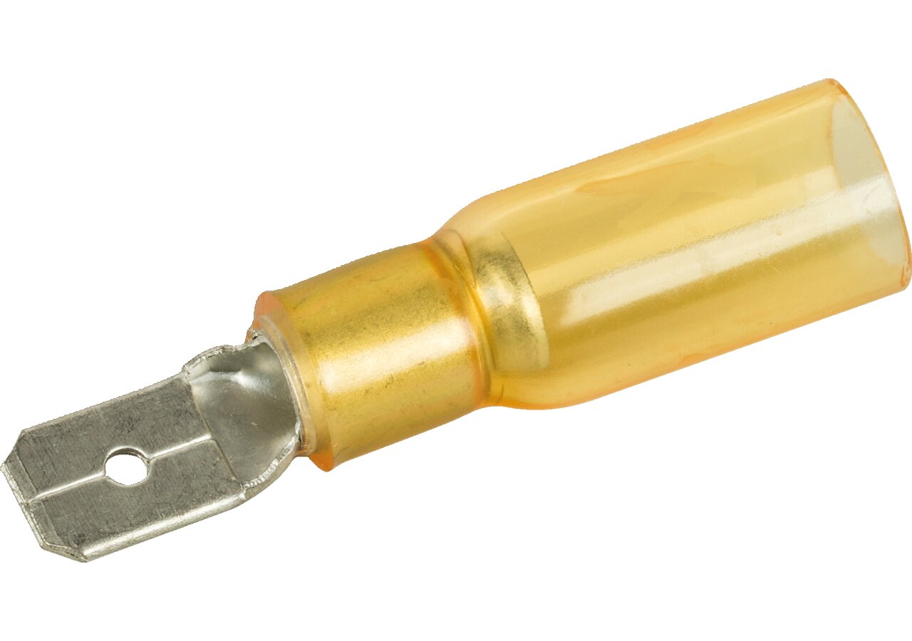 Flachstecker 6,3 x 0,8 mm, 25 Stück schrumpfbar GartenShop24 - Hochwertige Gartengeräte