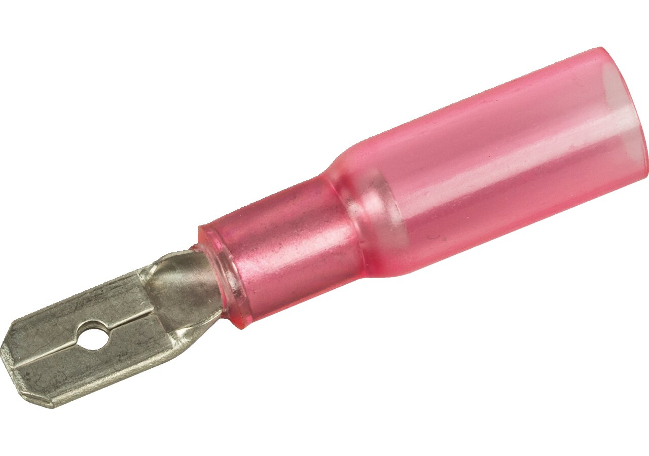 Flachstecker 4,3 x 0,8 mm, 25 Stück schrumpfbar GartenShop24 - Hochwertige Gartengeräte