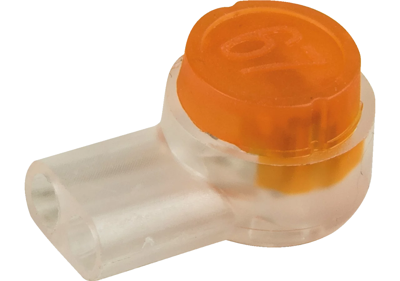 Verbindungsstecker Gelgefüllt, d= 0,4 - 0,9 mm², 25 Stück für Massivkupferkabel – passend für Massivkupferkabel Farbe Orange GartenShop24 - Hochwertige Gartengeräte