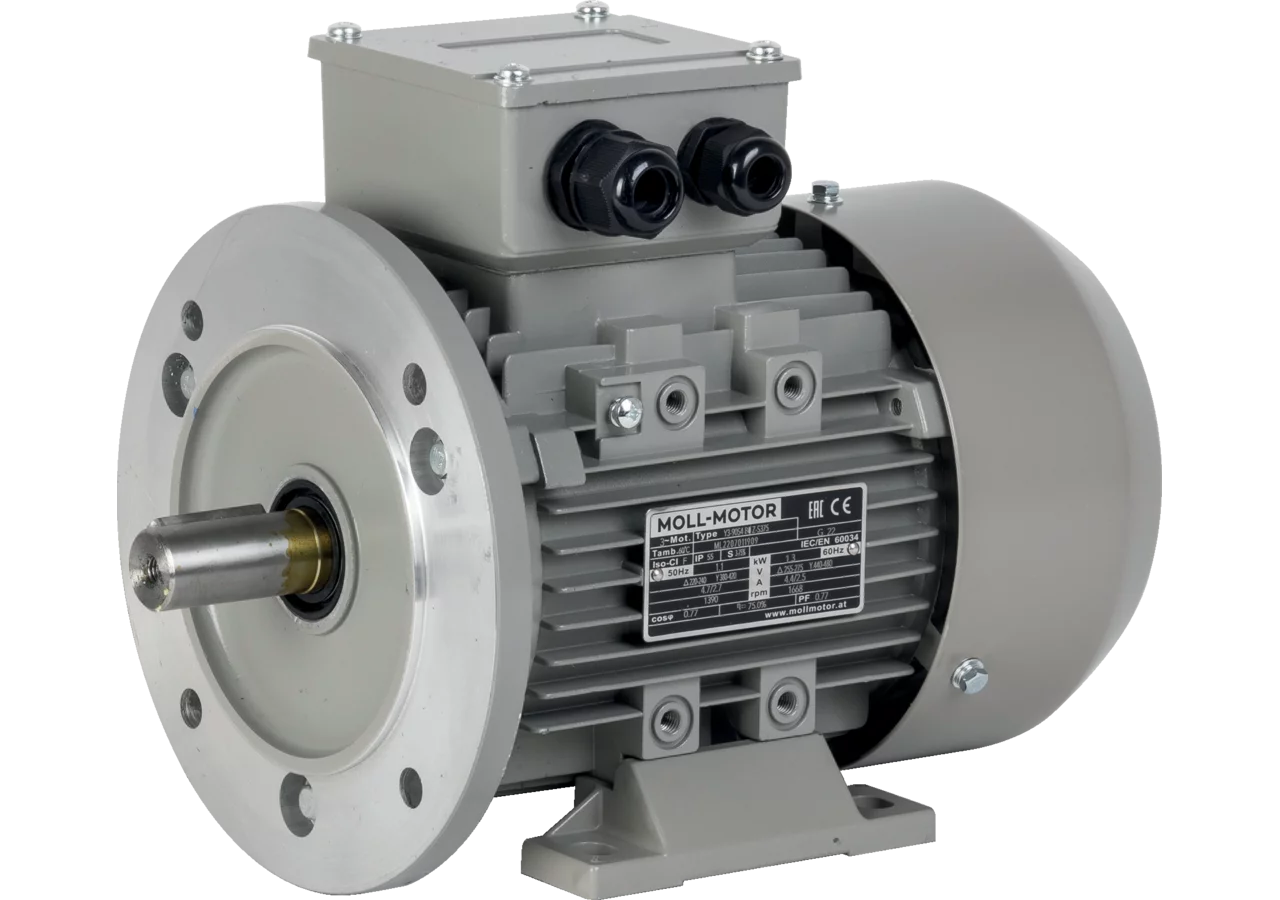 Elektromotor 1,1kW/1390U/B35 230-400V/50Hz/IE1/IP55/F(B)/S3-75%/KKO GartenShop24 - Hochwertige Gartengeräte