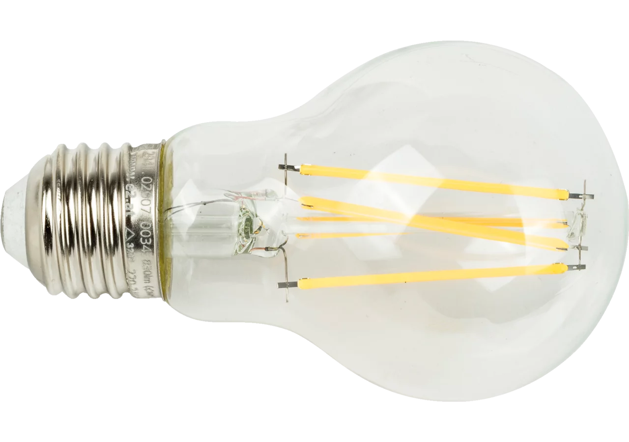 LED Lampe 7,3W, 830lm, 2700k, 4-Stück E27 GartenShop24