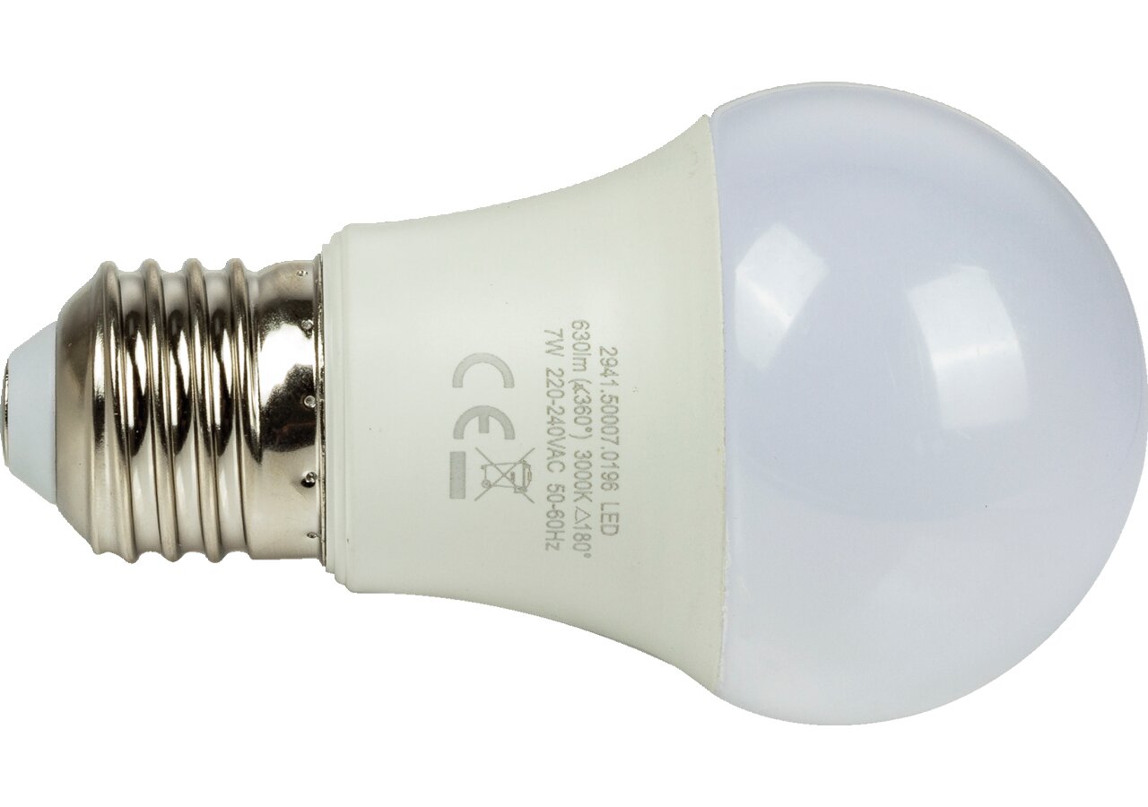 LED Lampe 7W, 630lm, 3000k E27 GartenShop24