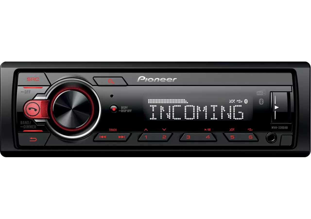 Radio Pioneer MVH - 330DAB+ BT, geringe Einbautiefe Pioneer